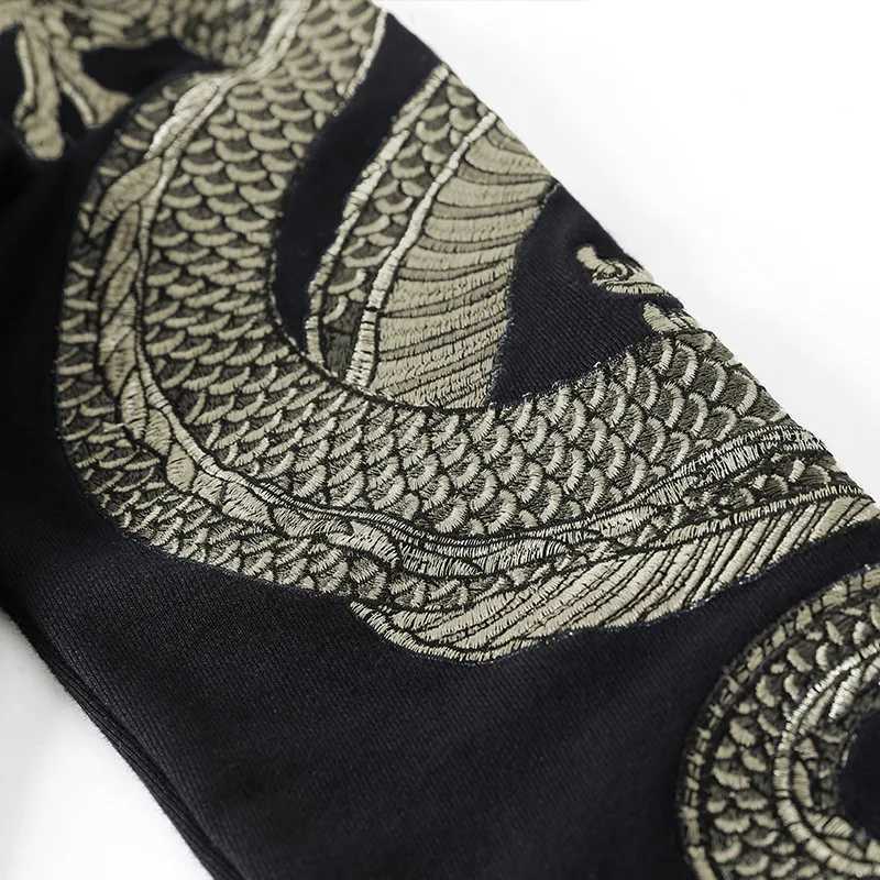 Supzoom Top Fashion Loose Spring And Autumn New Arrival Dragon Embroidery Chinese Style Popular Casual Animal Cotton Hoodies W250207