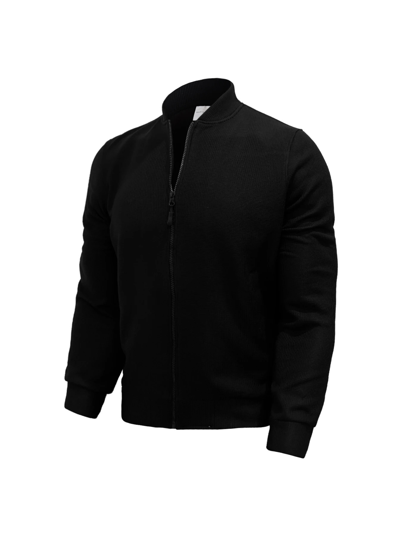 Spring and autumn explosive baseball collar stand zipper cardigan mens casual hoodie coat youth jacket solid color 250207