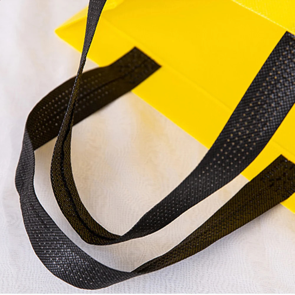 Casual Foldable Shopping Bag Women Reusable Fabric Nonwoven Tote Pouch Lunch Eco Grocery Handbag High Quality 250121