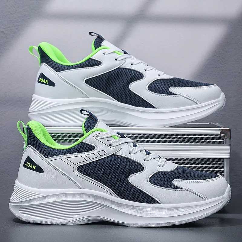 Extra Large Size Mens Running Shoes Soft Sole Outdoor Jogging Mesh Breathable Leisure Sneakers Men Sports Walking Shoes 49 50C250304