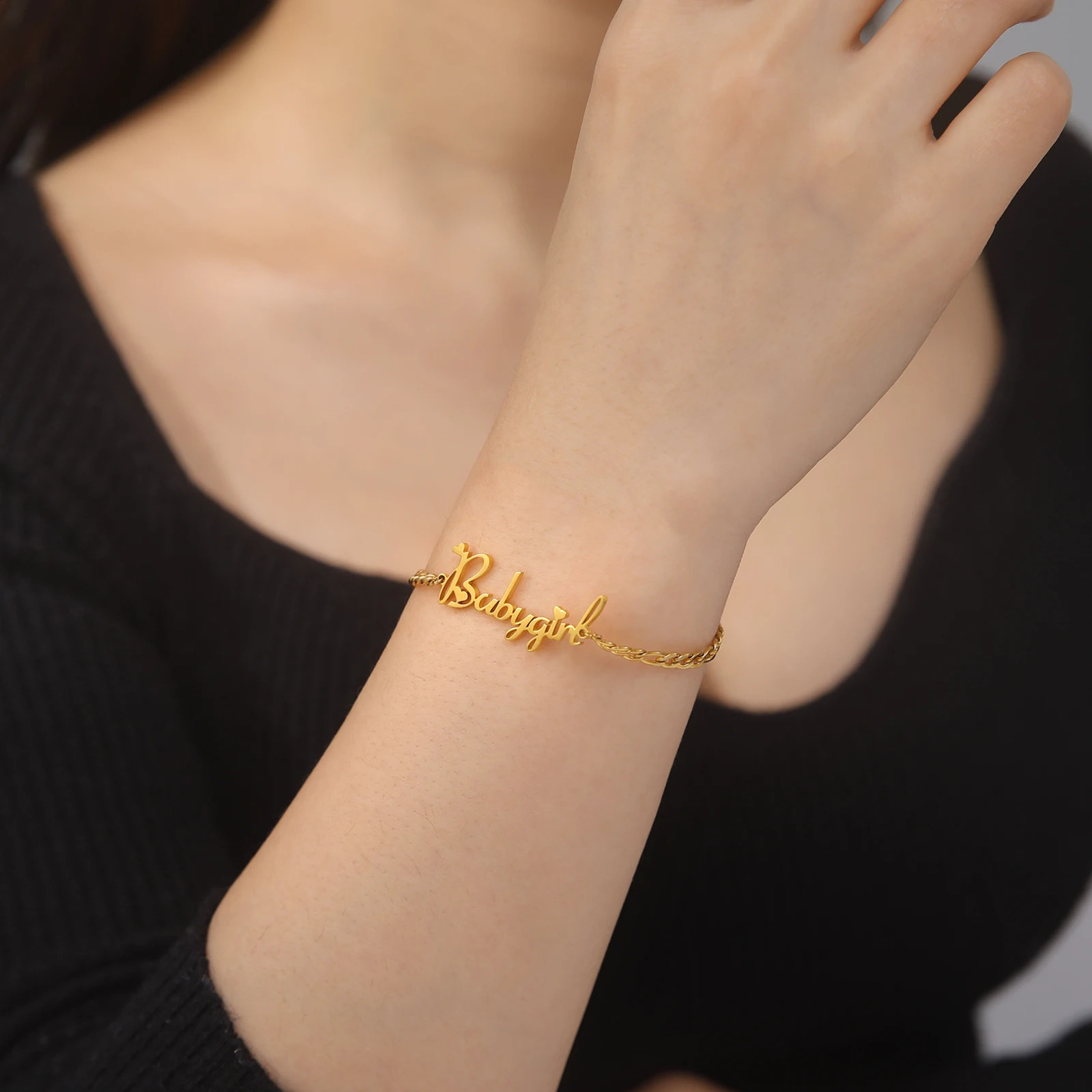 Sipuris Custom Name Bracelets With Crown For Women Stainless Steel Customized Personalized Unique Bracelet Jewelry ren 250206