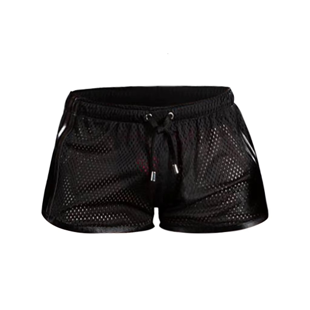 Men's Sports Running Fast Drying Mesh Sports Pants 2025 Summer Cool Breathable Mesh Men's Casual Beach Shorts Swimming Shorts Sports Pants