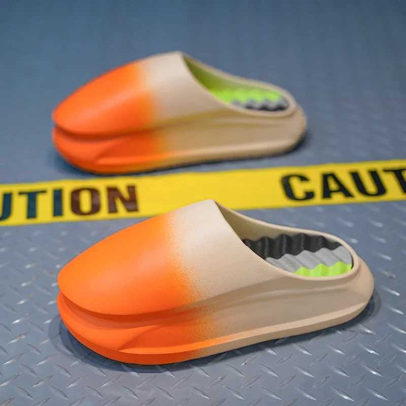 Slippers for Men Height Summer Sandals Man Summer 2024 Mens Sandals Genuine Leather Brand Mens Shoes Leisure Luxury Man SandalXJ250207