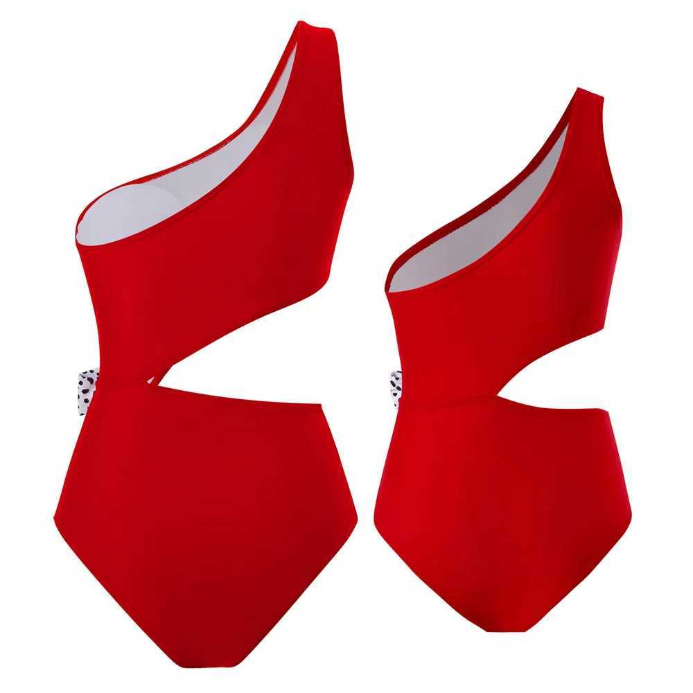 2025 New Summer Womens Swimsuit Family Matching Set Mother and Daughter Clothing Bow Bikini One Piece Swimsuit Beach Wear W250207