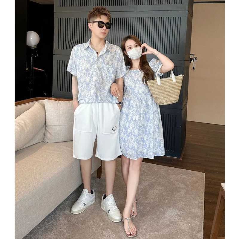 Resort Family Summer Couple Look Beach Clothes Mother and Daughter Dress Vacation Father Son Combinations Shorts W250207