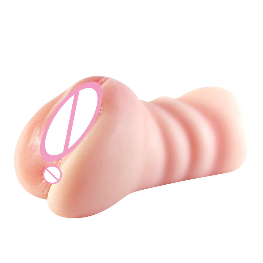 2 In 1 Male Masturbator Realistic Vagina Toys For Pocket Pussy Silicone Artificia Anal Masturbation Sex Tool for Men