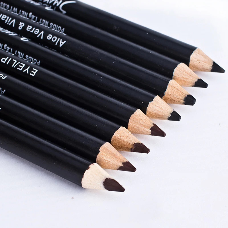 1pcs Professional Makeup Black Brown Eyeliner Matte Eyebrow Pencil Waterproof Lasting Smooth Pen Beauty Tool Accessories 250206