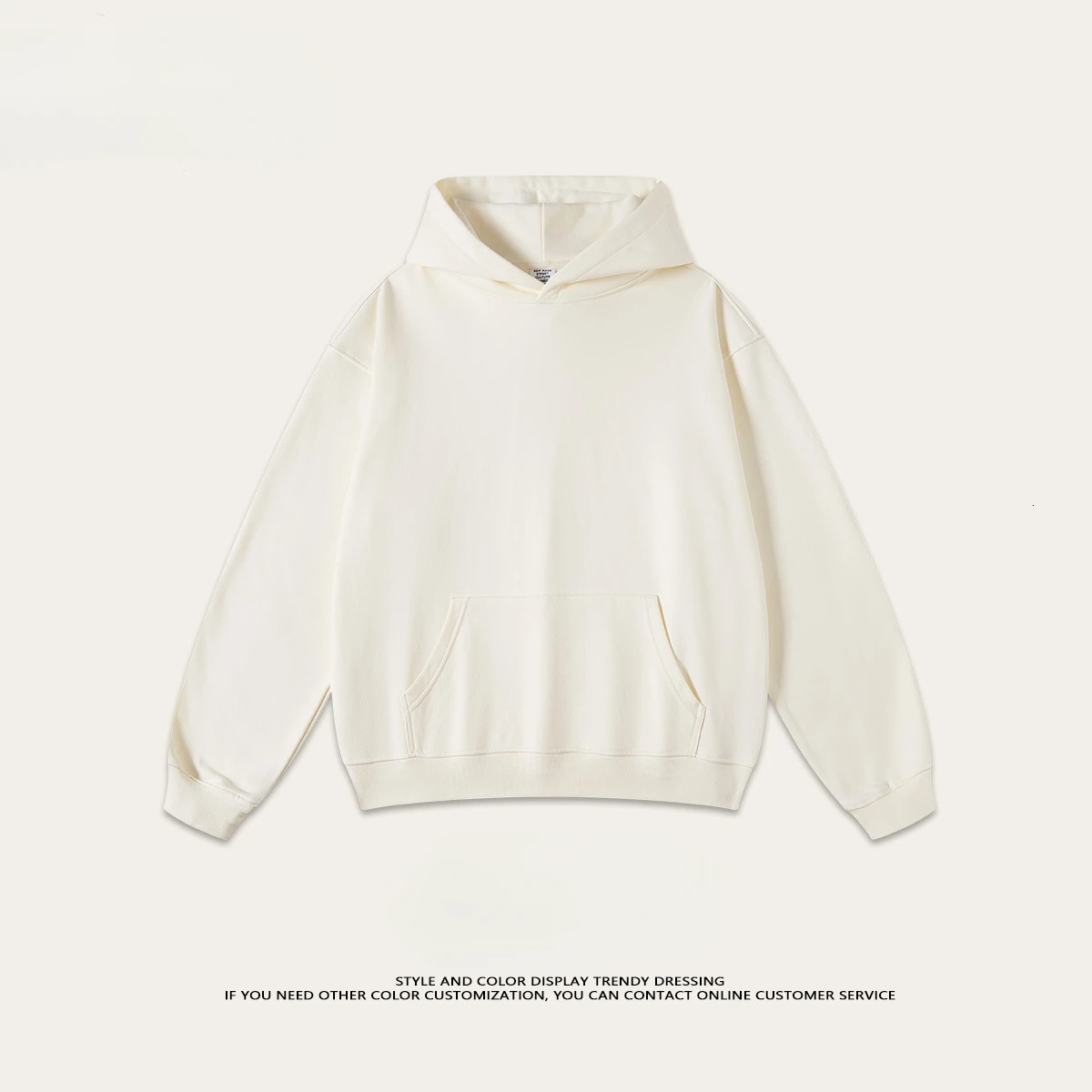 2024 Heavy Terry Sweater American Trendy Solid Color Mens Suit Hoodie Spring and Autumn 250207