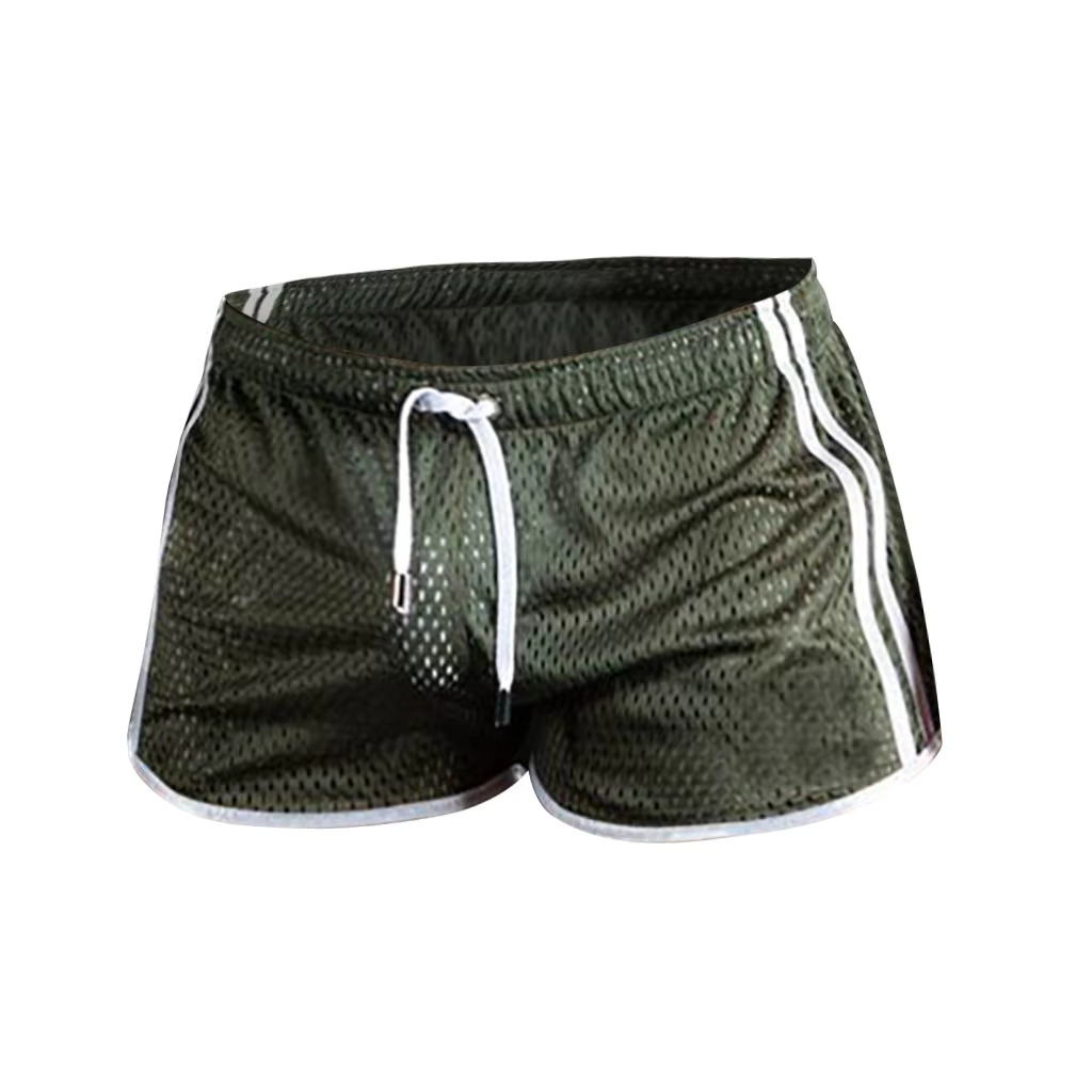 Men's Sports Running Fast Drying Mesh Sports Pants 2025 Summer Cool Breathable Mesh Men's Casual Beach Shorts Swimming Shorts Sports Pants