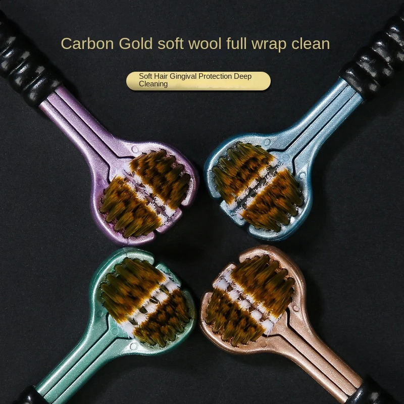 5 Pieces Three Sided Toothbrush Complete Teeth Gum Care Pretty Good Angle Clean Each Tooth Soft and Gentle 250206