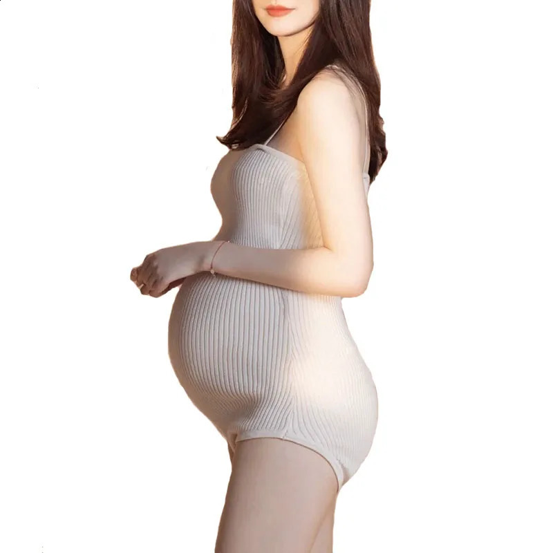 Maternity Pography Props Clothes Pregnancy Gown Set Bodysuit For Pregnant Women Clothing Po Portrait 250114