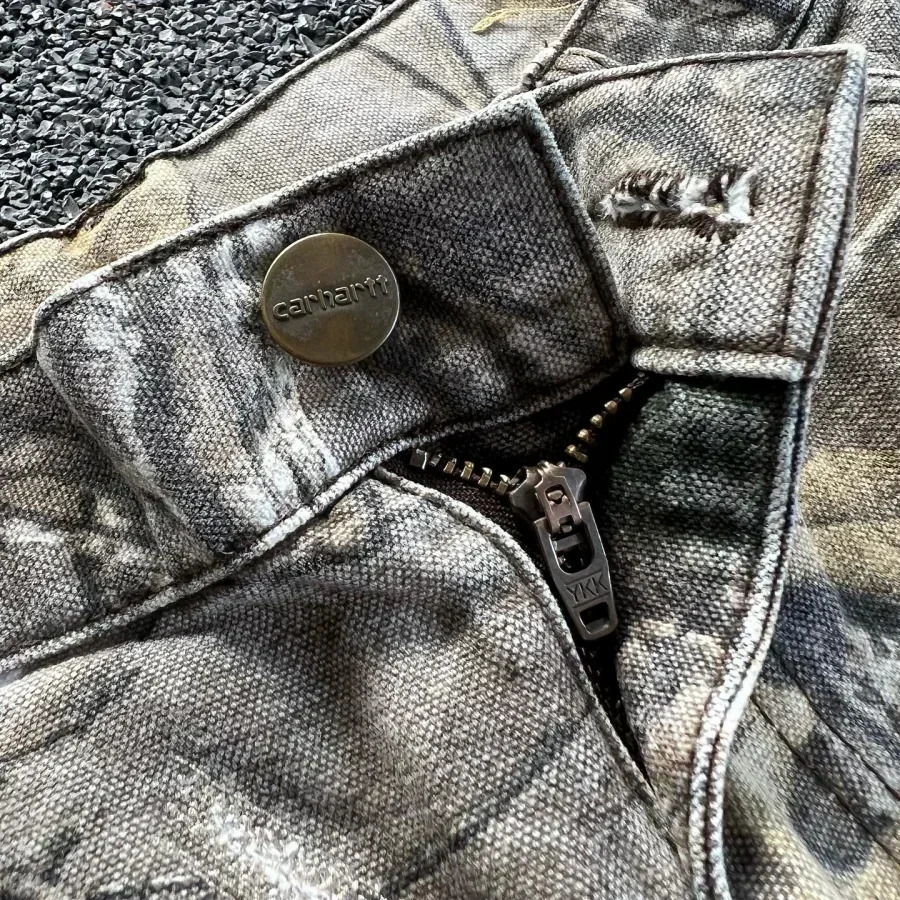 Y2k Jeans Harajuku Hip Hop Camouflage Retro Oversize Denim Pants Fashion Men Clothing Straight Leg Wide Leg Jeans Streetwear 250206