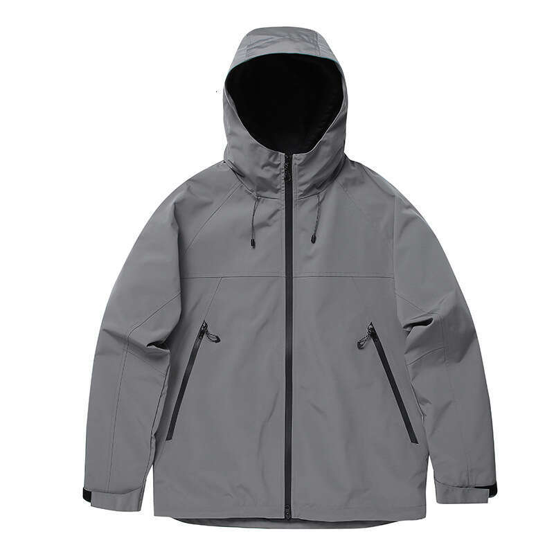 New couple's windproof and waterproof hooded casual hiking suit