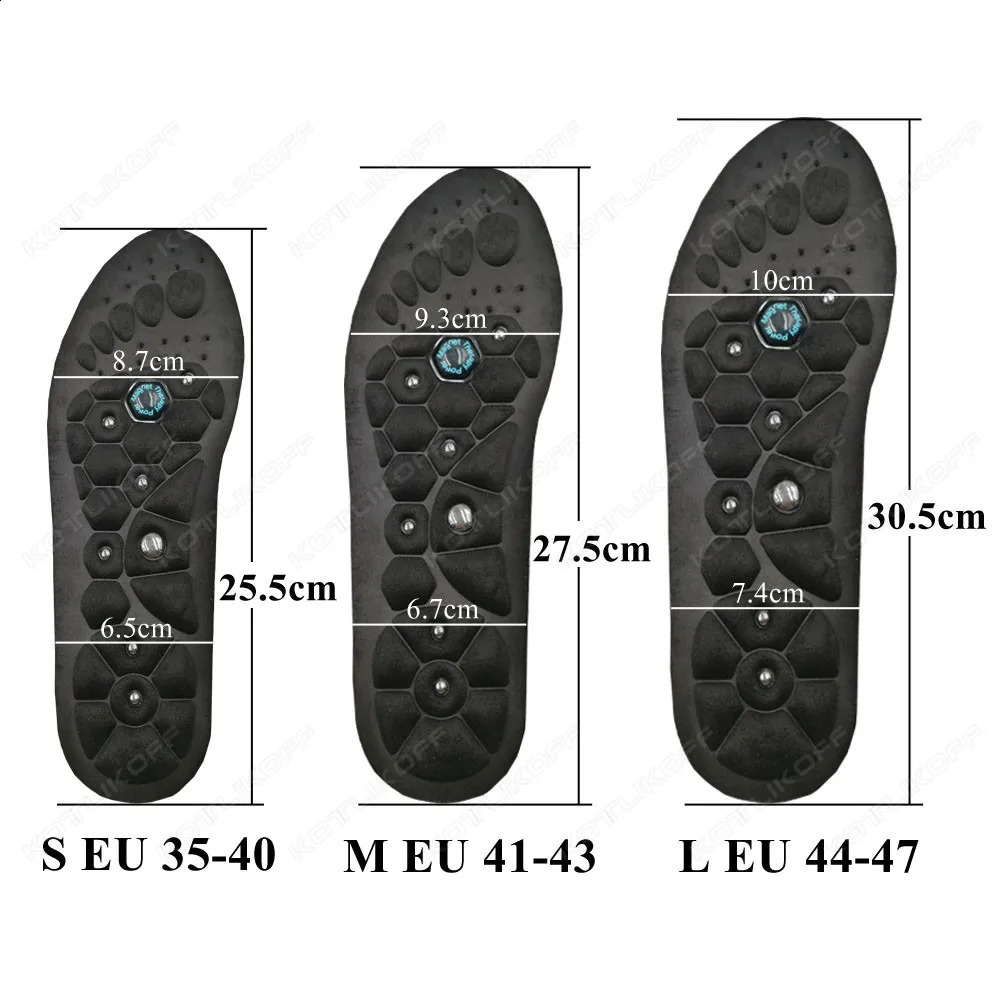 Magnetic Massage Shoe Sole Relax Therapeutic Insoles Foot Ortic Comfort Pain Whit Arch Support Walking Health Care Insert 250120