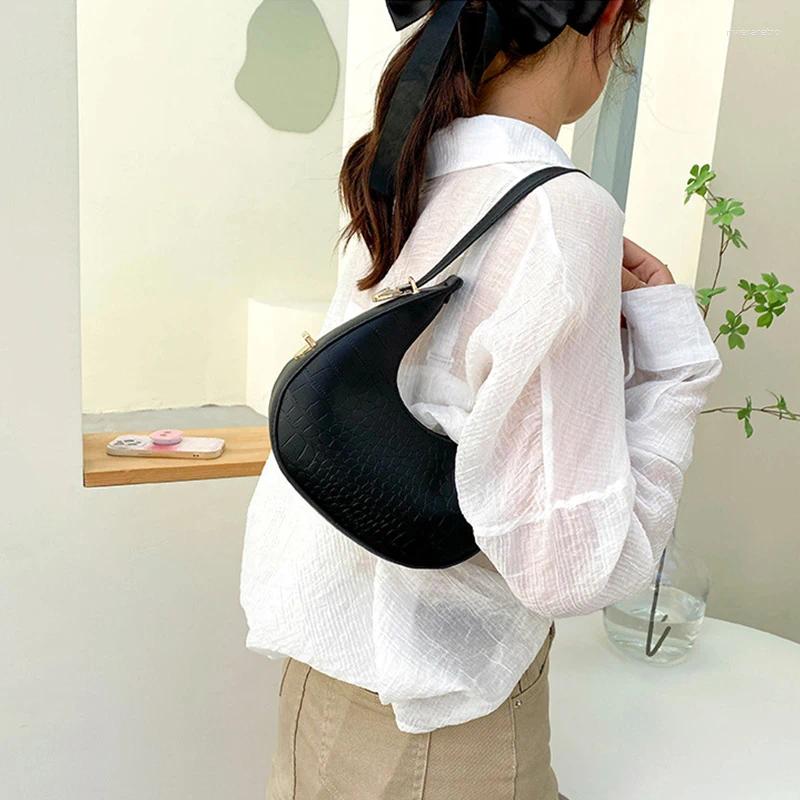 Totes Crescent-shaped Shoulder Bag For Women Fashion Underarm Designer Ladies Armpit Handbag Daily Use Phone Purse