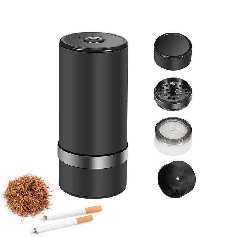 Household USB Tobacco Grinder Mini Electric Herbal Spice Mills Automatic Smoke Grass Crusher Smoking AccessoriesXJ250207