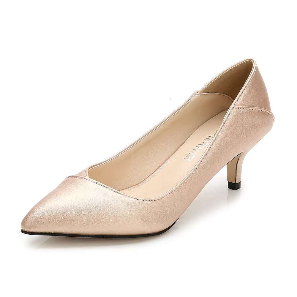 Pointed Stiletto Heels Sexy Shallow Mouth Single Plus Size 46 Women's Work Dress Shoes High Heel Pumps