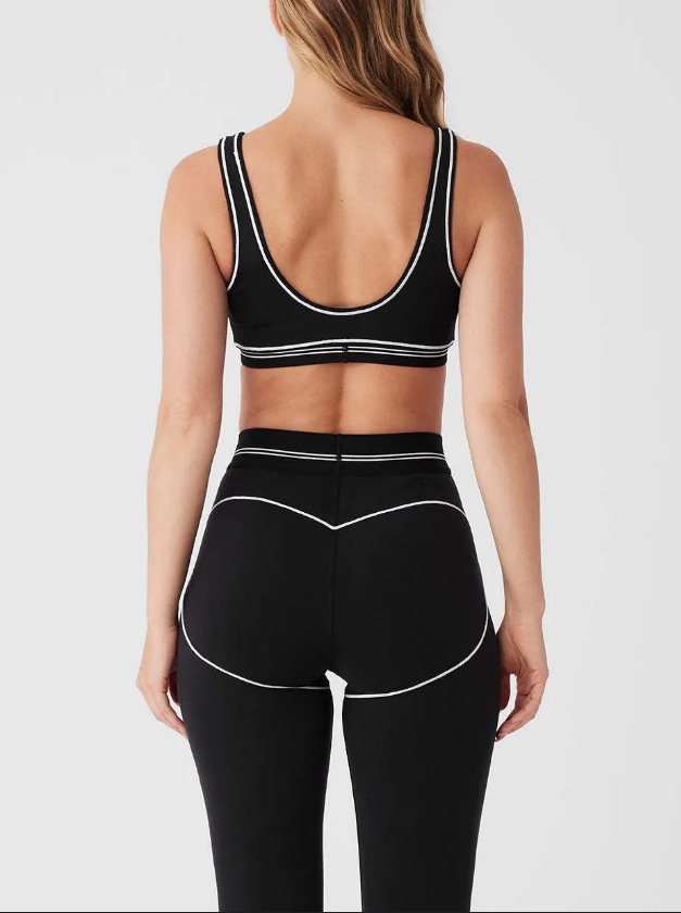 High Waist Yoga Set - Breathable Striped 2025 Yoga Suit for Women