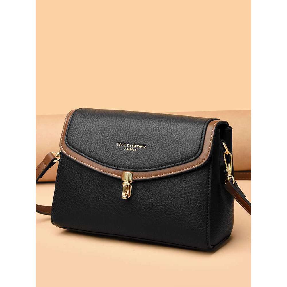 Women's Bags Scarecrow Fashion Women's Small Square Crossbody New Middle aged Mom Bag, Simple and Casual Single