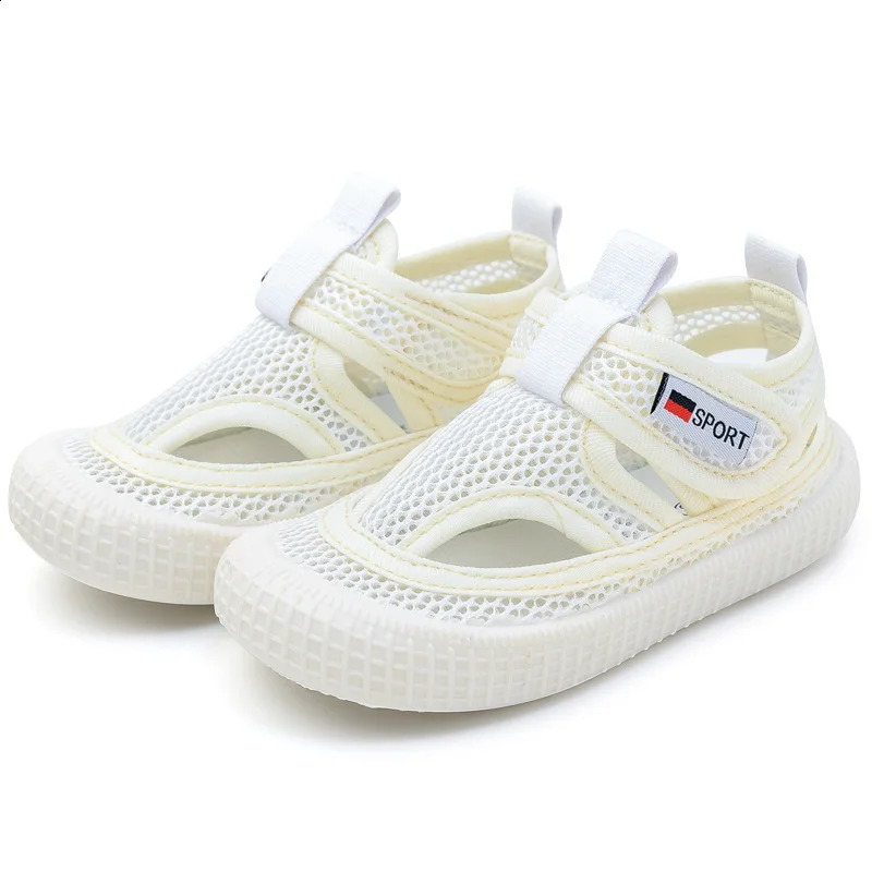 Kids Sandals Children Summer Shoes Boys Girls Half Sandals Cut-outs Hollow Fashion Toe-capped Candy Color Soft Breathable 21-30 250121