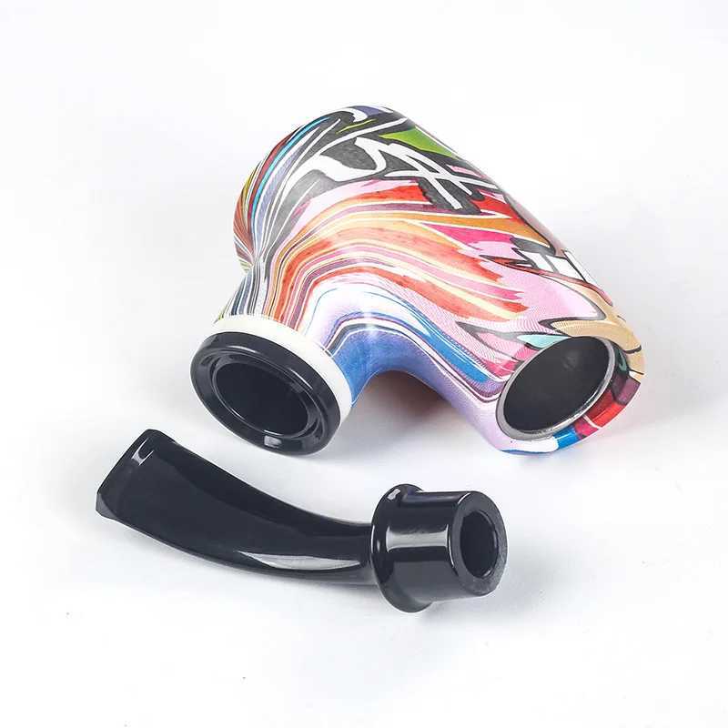 Creative smoking pipe Portable handmade Detachable tobacco pipe smoking accessories Gift for smoker Y250207