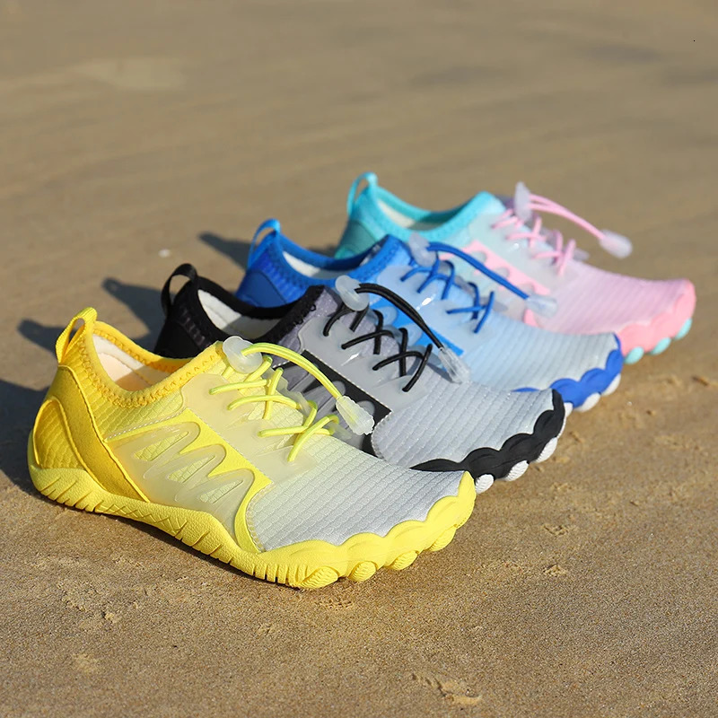 Summer Water Shoes Kids Beach Five Fingers Barefoot Swimming Aqua Shoes Colorful Seaside River Slippers Children Sneakers 250207