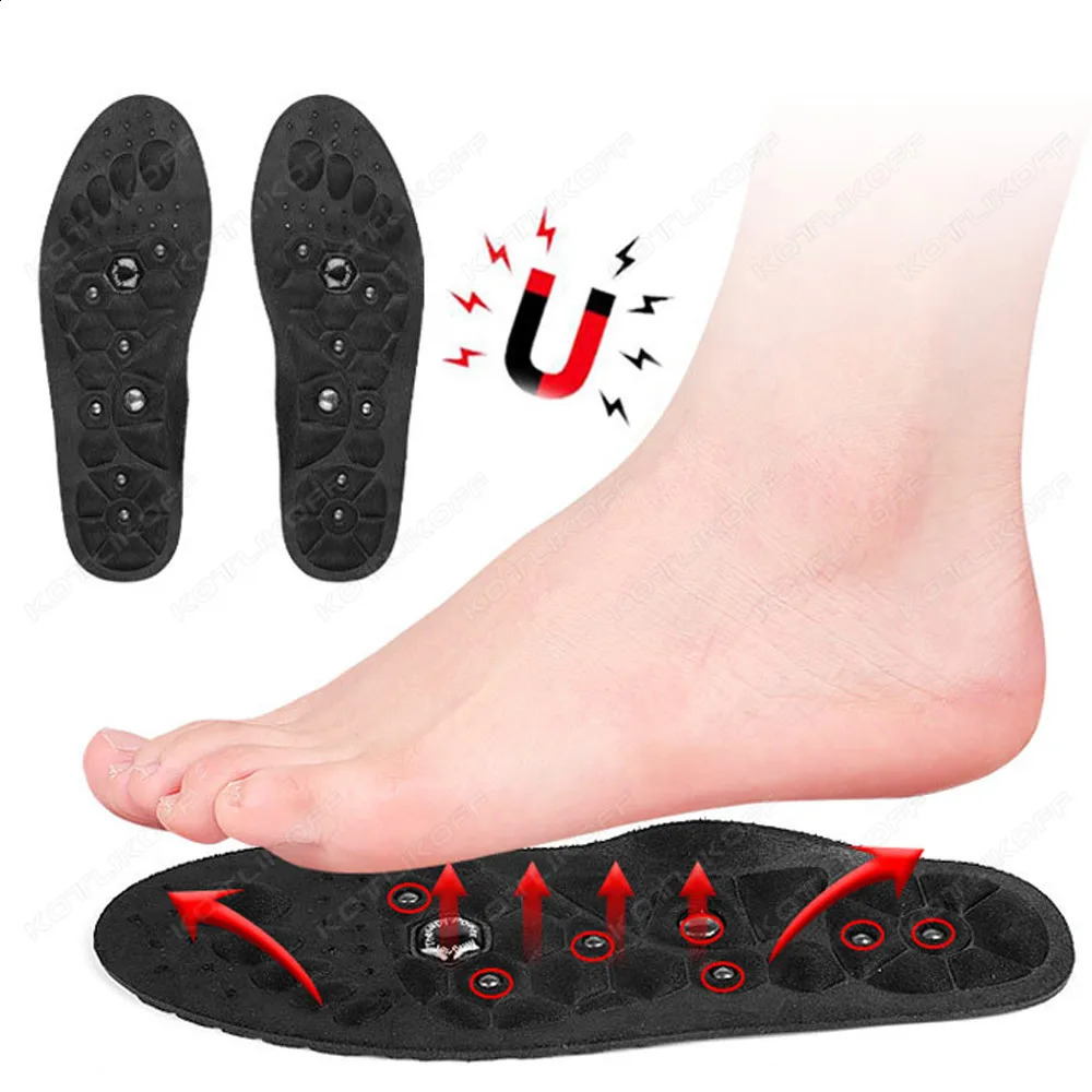 Magnetic Massage Shoe Sole Relax Therapeutic Insoles Foot Ortic Comfort Pain Whit Arch Support Walking Health Care Insert 250120