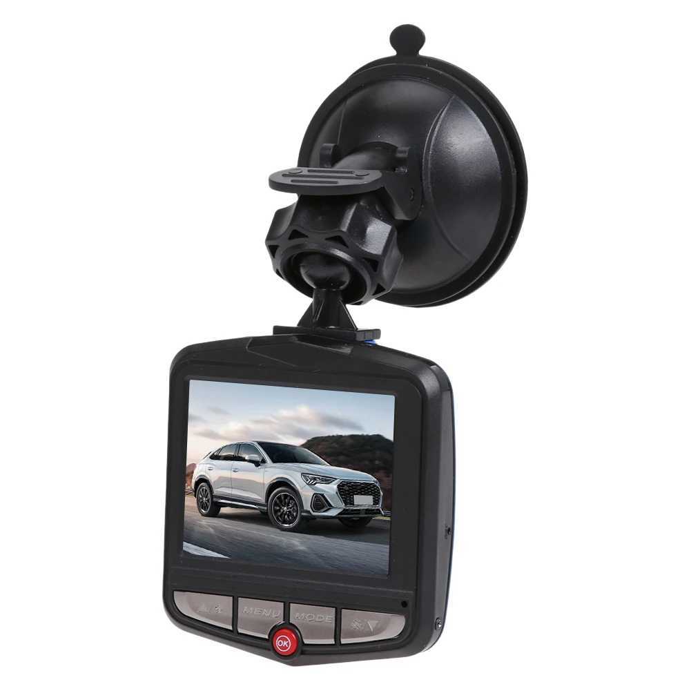 Car DVRs Dash Cam Suction Cup HD 1080P Car DVR Night Vision Car Camcorder 2.4 Inch LCD Screen Motion Detection G-Sensor Circle Recording H250206