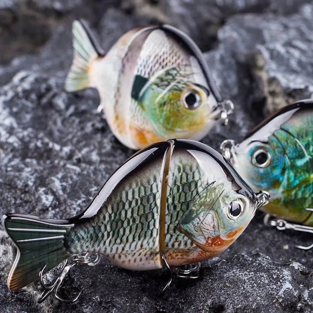 1PCS 9CM 345G Glide Bait Singlejointed Plastic Swimbait Sunfish Fishing Bass Lures 250207