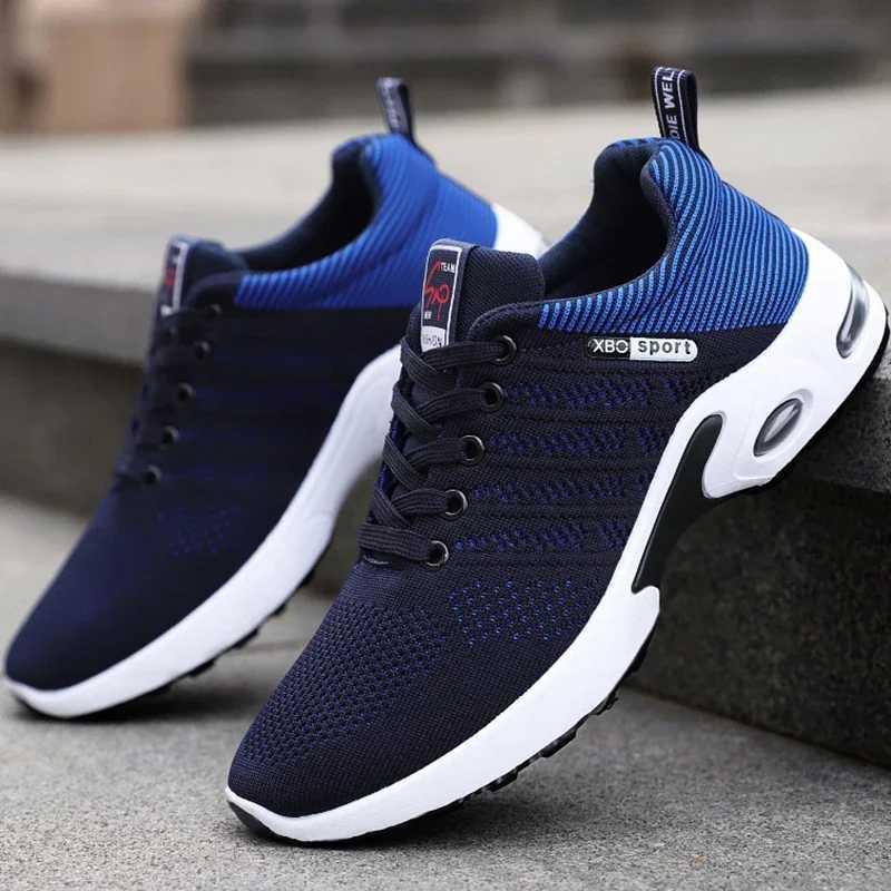 Mens Running Shoes Spring Low Cut Casual Outdoor Walking Shoes Soft Soled Breathable Anti Slip New Sports Shoes for MenC250304