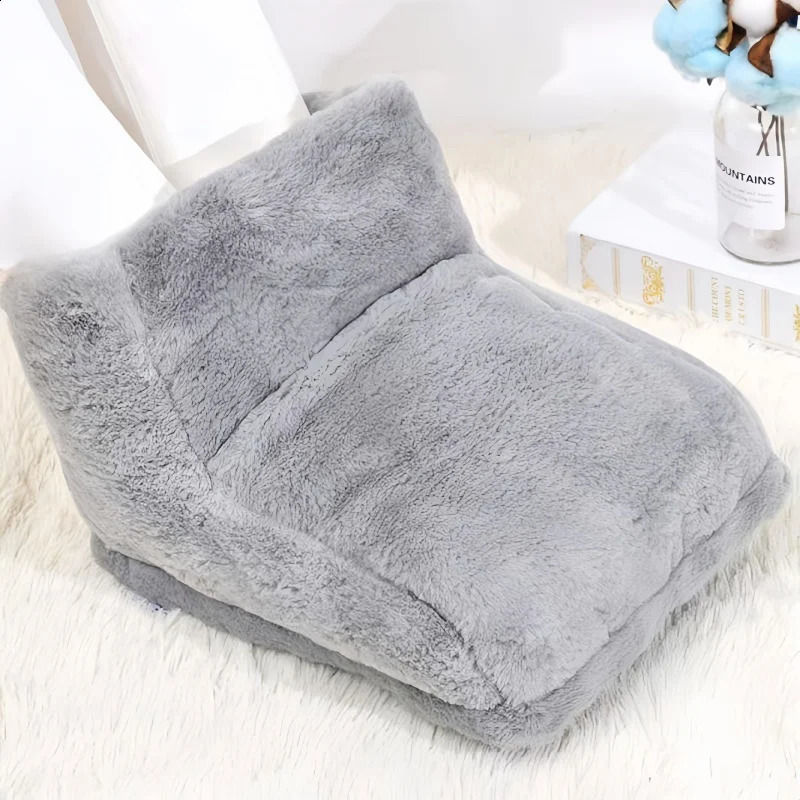 USB Electric Foot Warmer Plush Heating Slippers Thermostatic Shoes Winter Feet Heater For Home Bedroom Sleeping Thermal 250120