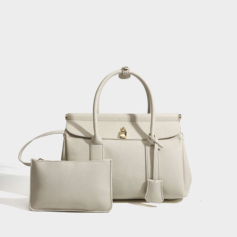 High Fixed Capacity Commuter Crossbody, High-End Feel, Grain Leather Travel Bag, Crossbody Tote Bags