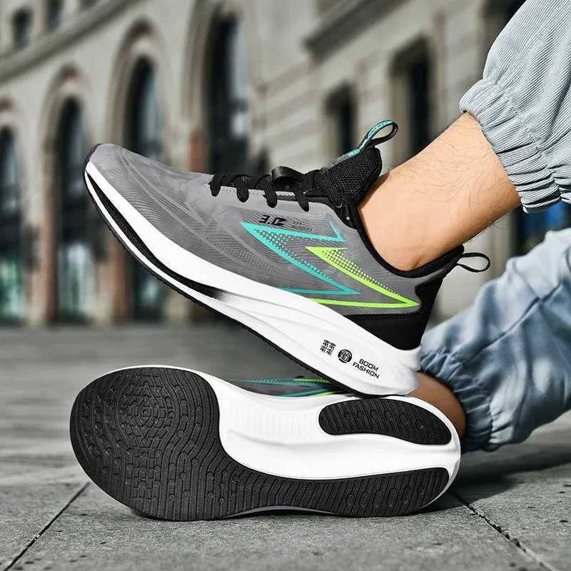 Autumn Leather Running Shoes Men Waterproof Sneakers Men Non-slip Jogging Sport Shoes Outdoor Commut Walking Shoes Male FootwearC250304