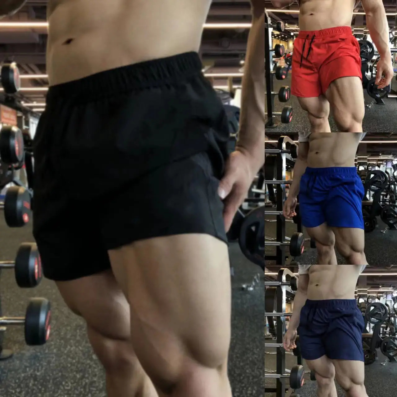 Solid Casual Quick Dry Sports Shorts For Men Summer Gym Fitness Football Running Mens Short Trousers Beach Holiday 250207