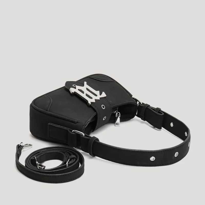 Casual Bags For Wen Luxury Designer Brand Handbags And Purses 2024 New In PU Nubuck Sheet Metal Decoration Crossbody Bag Small Z250318