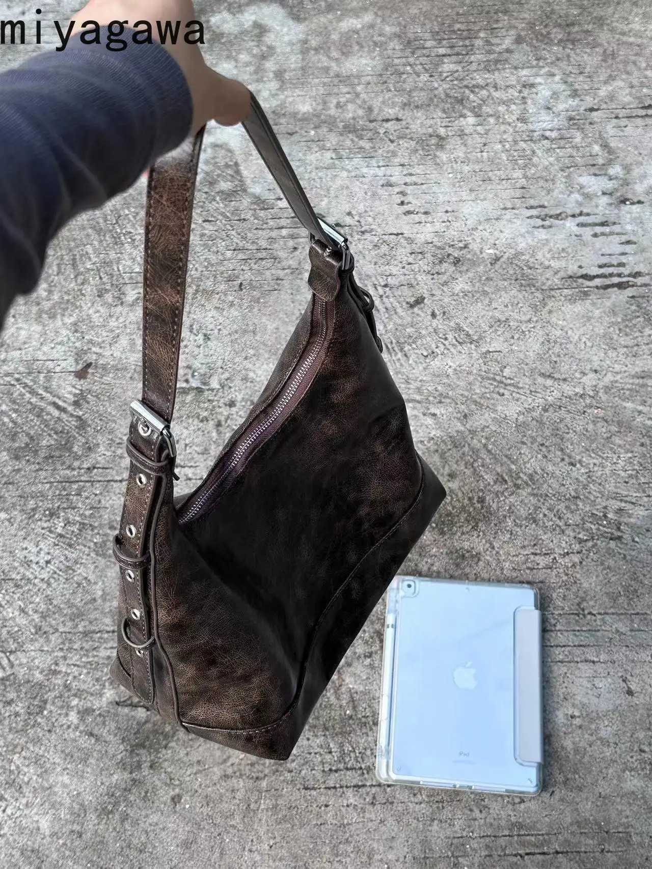 Miyaga Autumn Winter Niche Cmuting Shoder Large Capacity Hand-held Tote Bags 2024 New Versatile Crossbody Bag Z250515