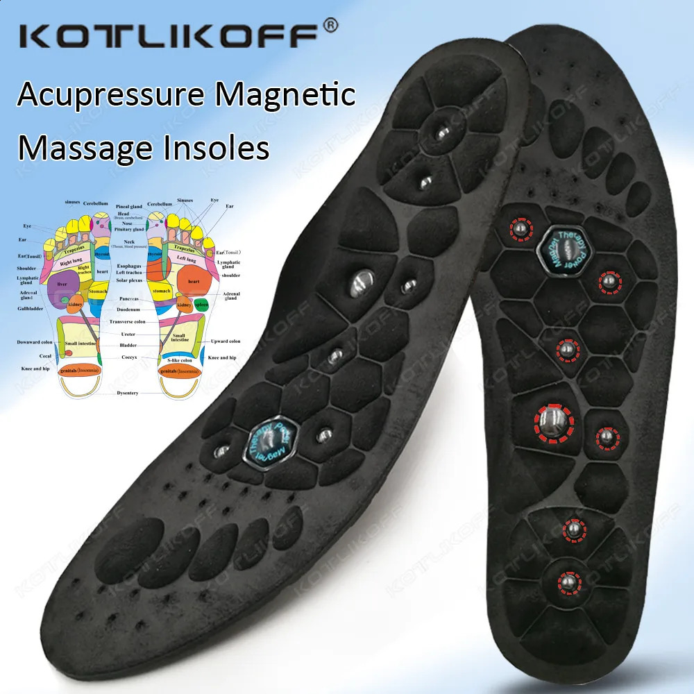 Magnetic Massage Shoe Sole Relax Therapeutic Insoles Foot Ortic Comfort Pain Whit Arch Support Walking Health Care Insert 250120