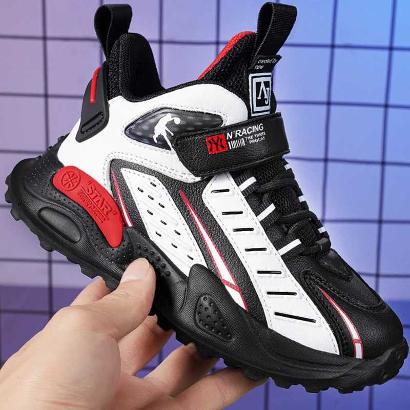 Childrens Walking Shoes Lightweight Comfortable Waterproof Running Shoes Anti Slip Soft Outdoor Sports Sneakers for Kids W250207