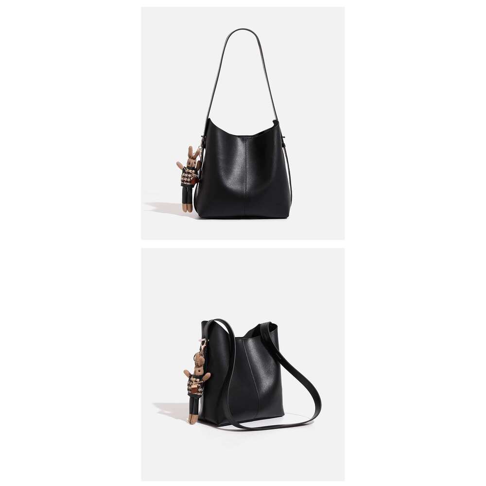 Women's Bags PU Women's leather bucket large capacity armpit women's commuting versatile single shoulder crossbody bag, tote bag