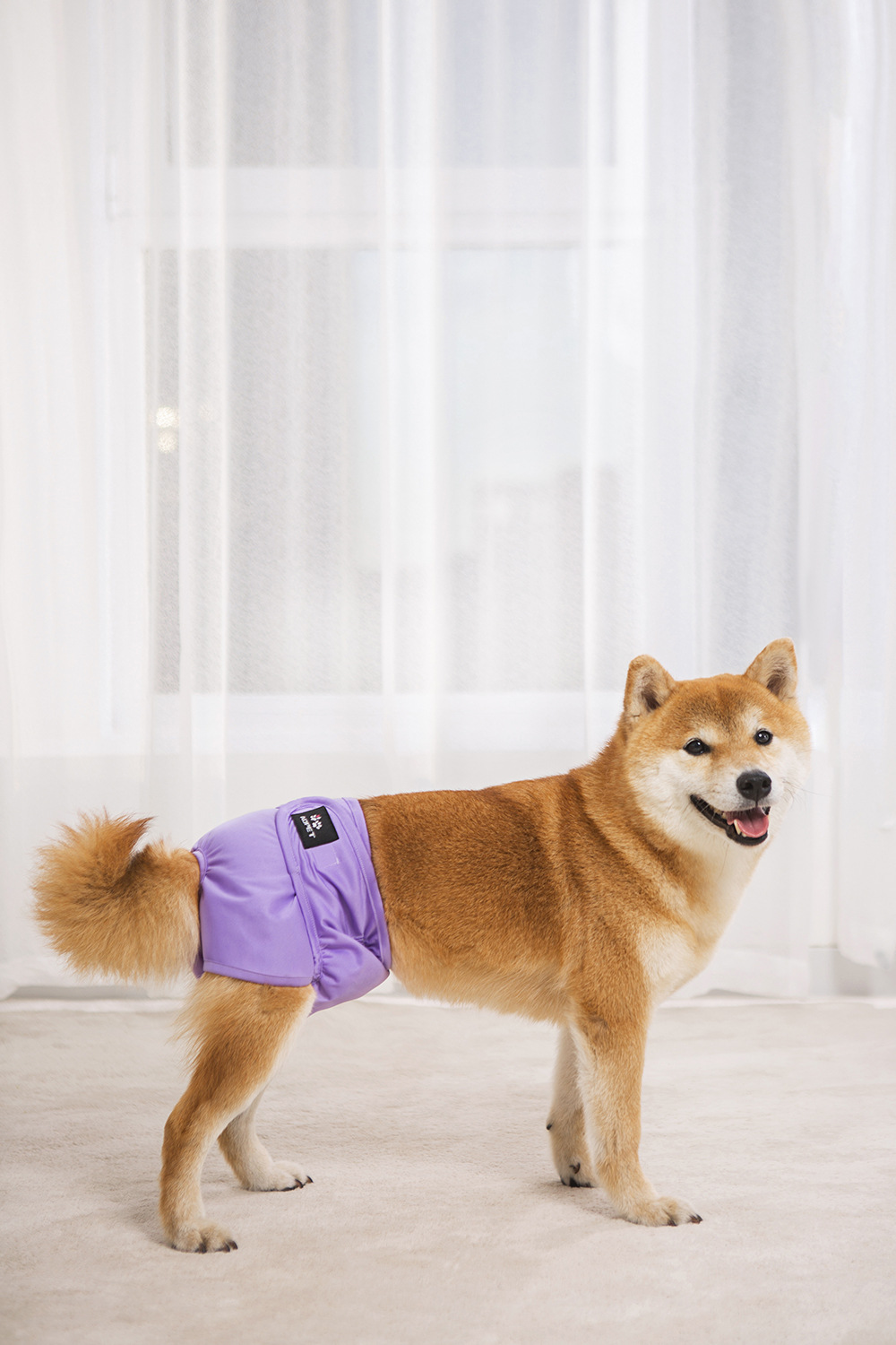 Reusable Washable Dog Diapers for Female Dogs Leak-Proof Pet Menstrual Pants with Secure Fastener Tape
