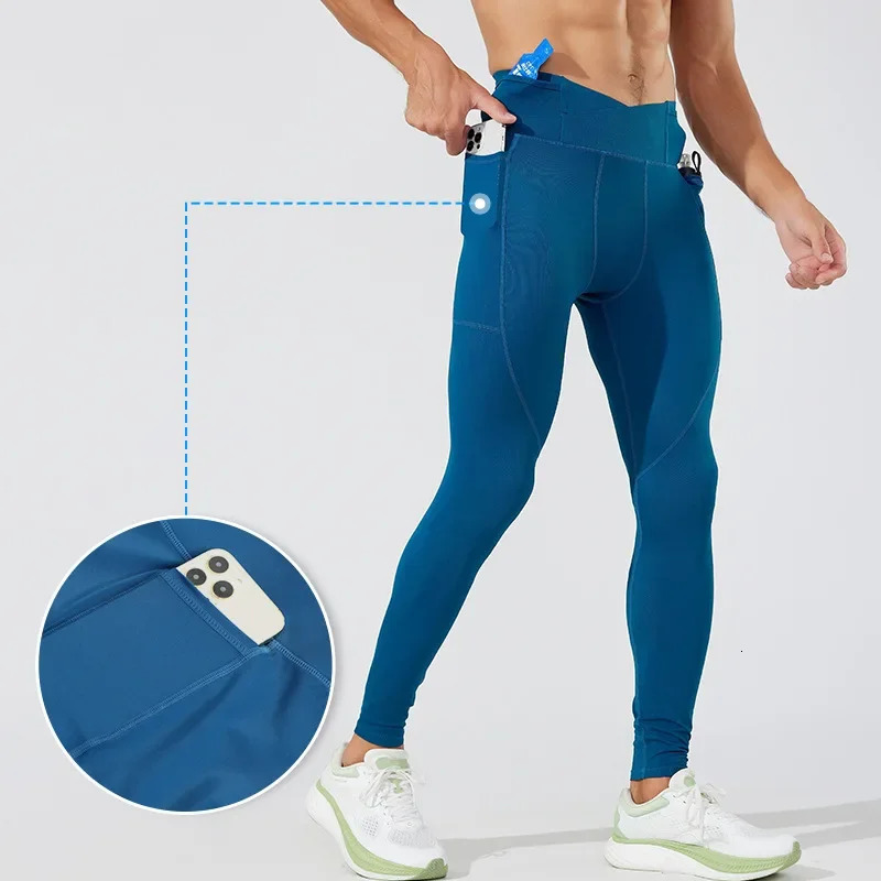 Man Running Training Pants Sports Trousers Tights Sport Solid Women Gym Fitness Yoga Elastic Compression Mens Leggings 250110