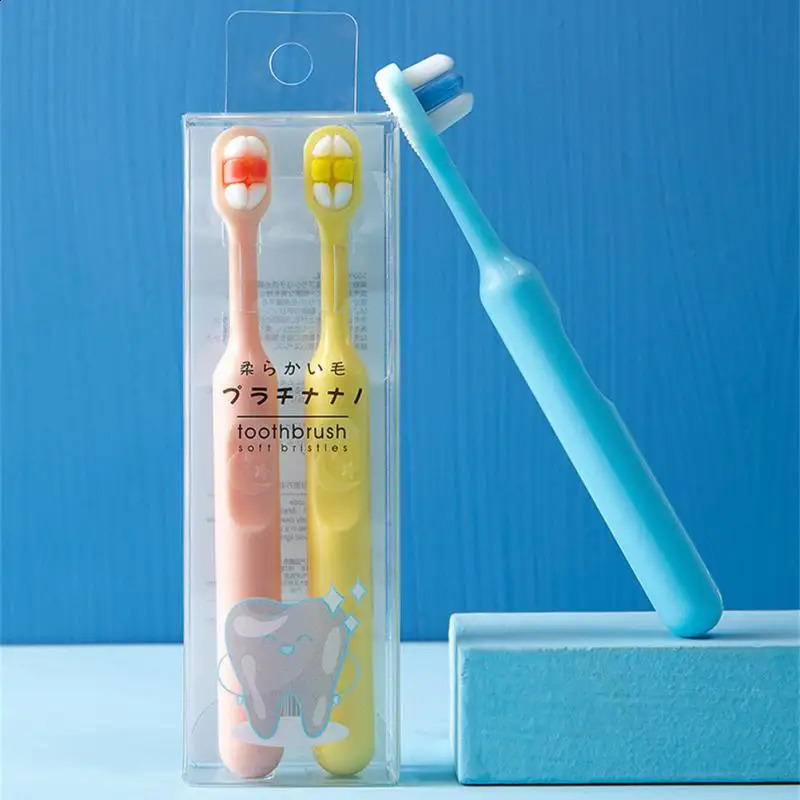 Upgrade Ten Thousand Hair Toothbrush For Children 2-5-year-old Candy-colored Baby Thin Soft Ten Thousand Hair Toothbrush 250206