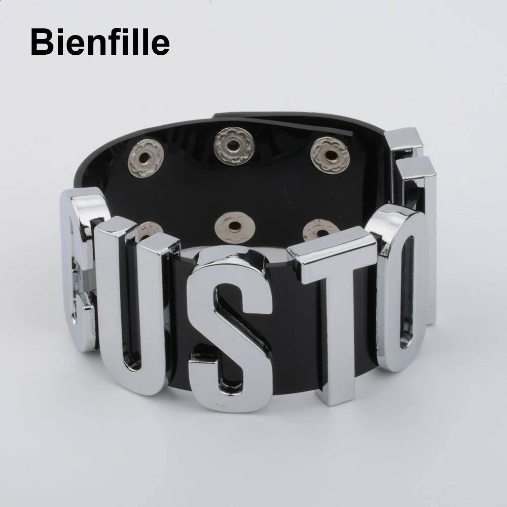 Fashion Cosplay Jewelry Customized Gift Handcrafted Custom Letter Bracelet Harajuku Kawaii Personalized Name Clear PVC Cuff 250206