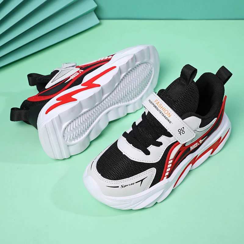 Fashion Kids Sneakers Breathable Mesh Sports Shoes Children Casual Running Shoes Lightweight Athletics Trainers for Boys Girls W250207
