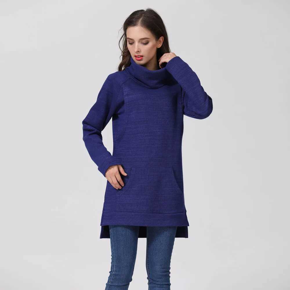 Winter Elegant Maternity Sweater Thermal Breastfeeding Coat Turtle Neck Nursing Jumpers Lactation Clothes Dropshipping W250207