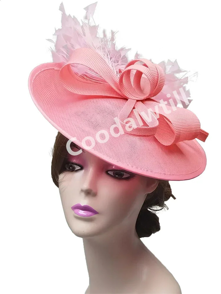Event Show Fascinator Pillbox Cap Women Chic Party Tea Chapeau Cap Elegant Ladies Formal Dress Church Cocktail Millinery Cap 250207