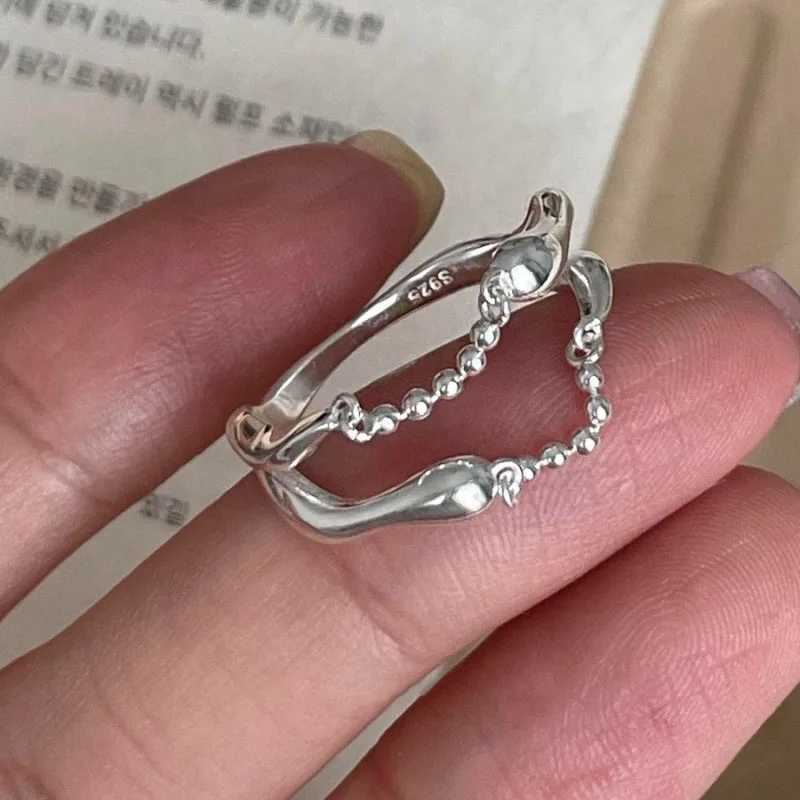 Foxary Minimalist Female Couple Wreath Korean Cute Fashion Creative Chain Tassel Geometry Handmade Party Jewelry W250207