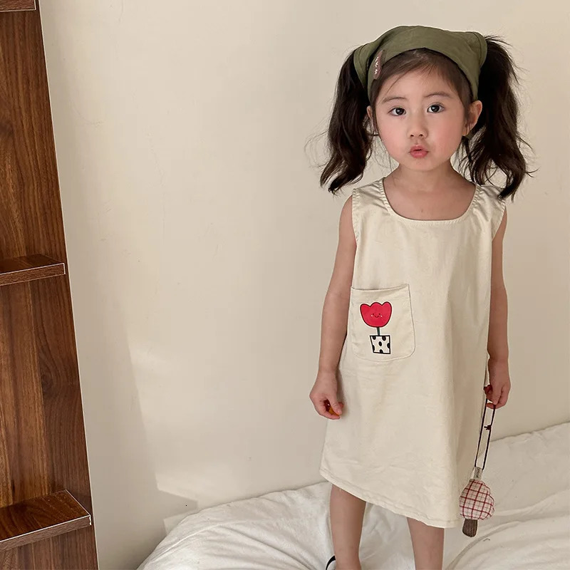 Brother and Sister Clothes Summer Cartoon Printed Boys Short Sleeve Shirt Shorts 2pcs Set Girls Vest Dress 250207
