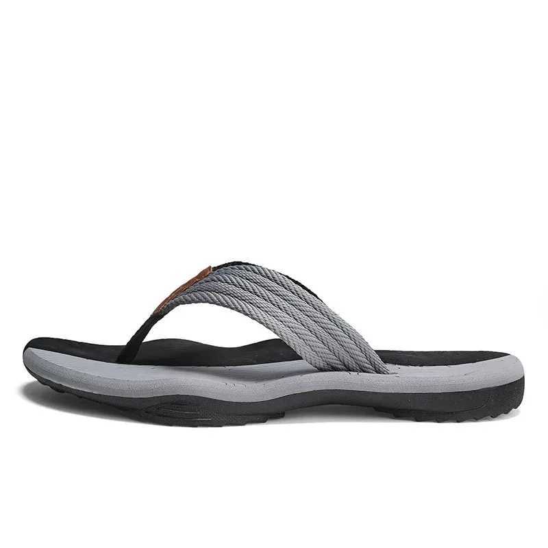 Men Slippers Summer Flip Flops Brand Fi Outdoor Comfortable Casual Slides Shoes N-slip Beach Men SandalsXJ250207