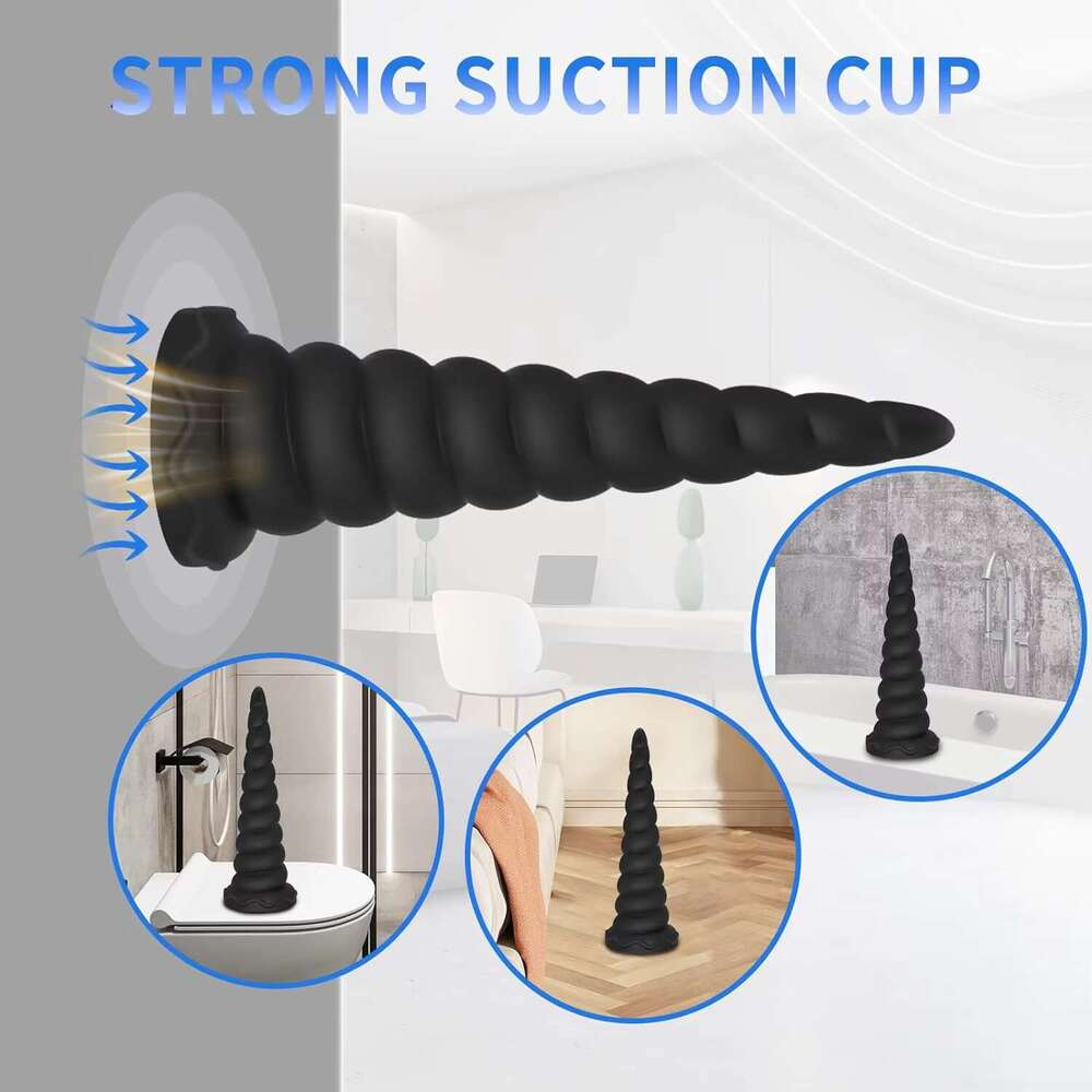 Stretcher Trainer Big Anal Beads Adult Sex Toys for Women and Men Large Butt Plug Training Cone Liquid Silicone